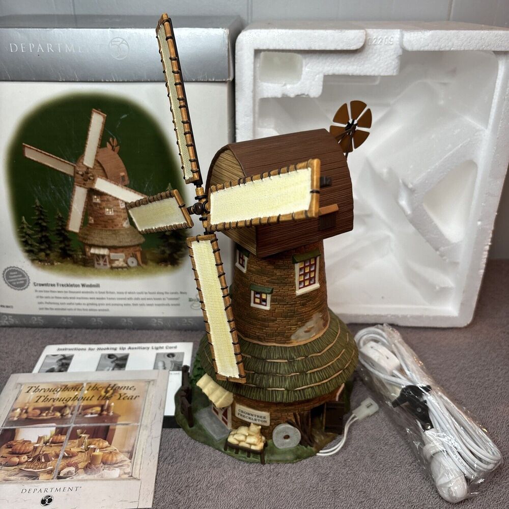 Department Dept 56 Dickens Village 58472 CROWNTREE FRECKLETON WINDMILL 56.58472 - Picture 5 of 12
